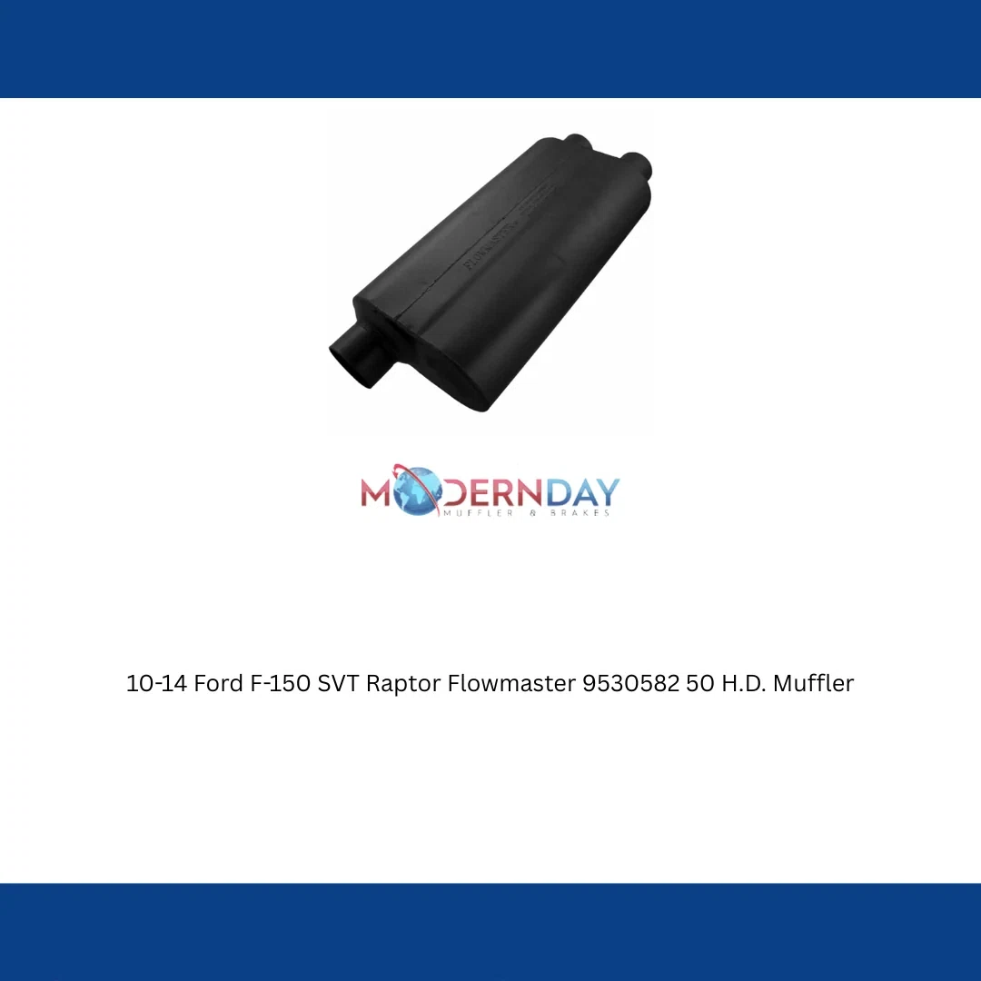 Muffler 50_ Series HD 3_ Offset In_2.5_ Dual Out Moderate Flowmaster